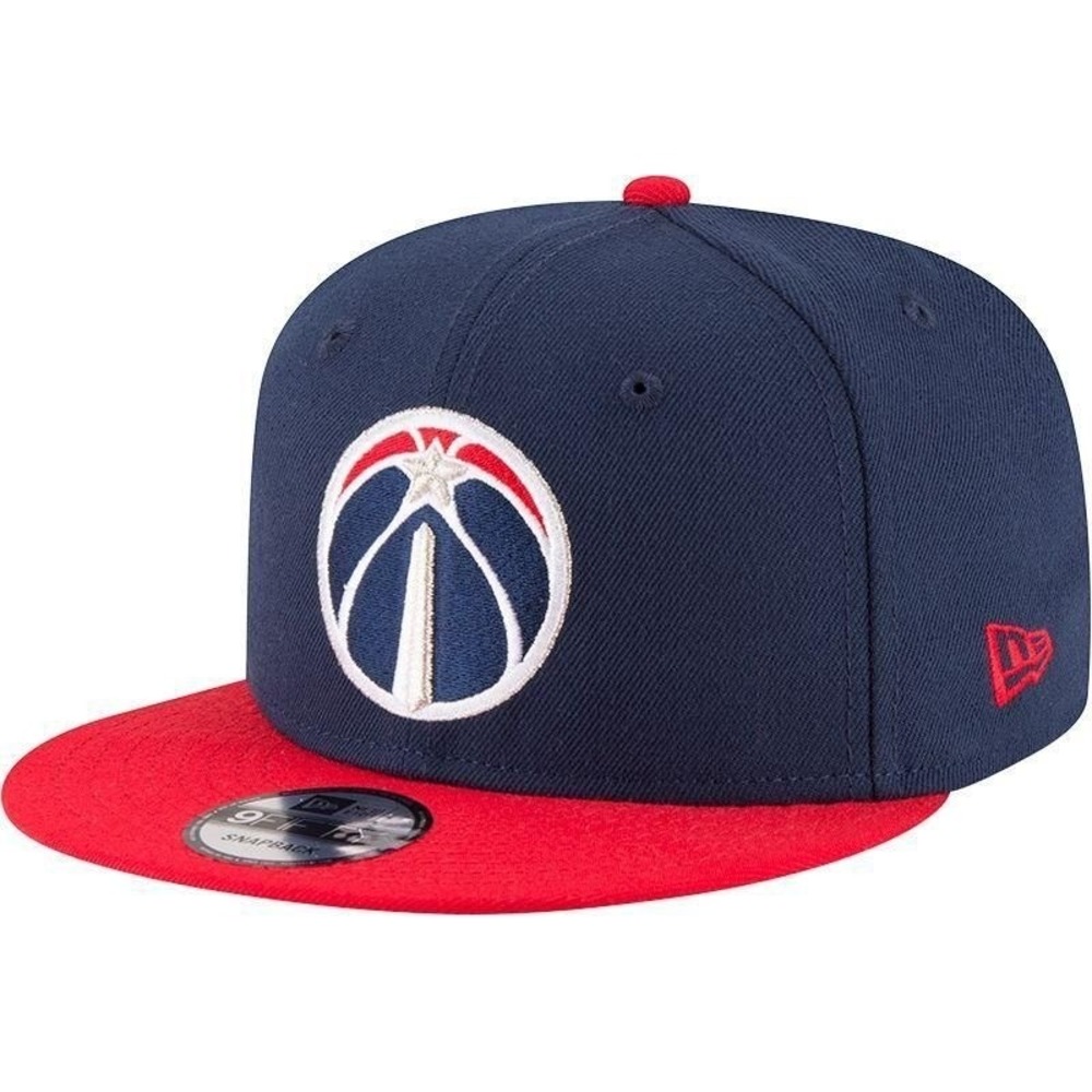 Men's New Era Navy/Red Washington Wizards 2-Tone 9FIFTY Adjustable Snapback Hat